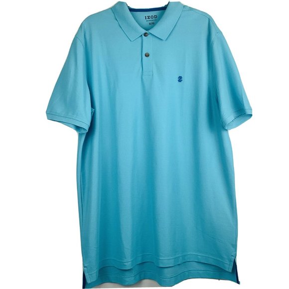 IZOD Men's Blue Polo Shirt size XL - Picture 1 of 5